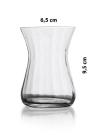 Paşabahçe 22720 El İmalatı Crystallin Leaf Çay Bardağı